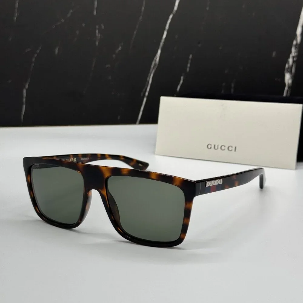 NEW GUCCI SUNGLASSES GG0748S 003 HAVANA EYEWEAR